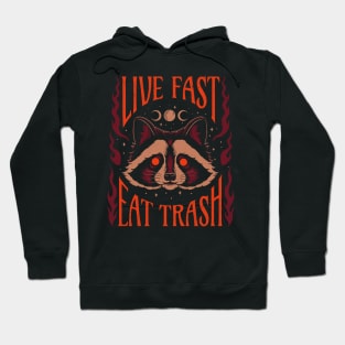 Live fast, Eat Trash Hoodie